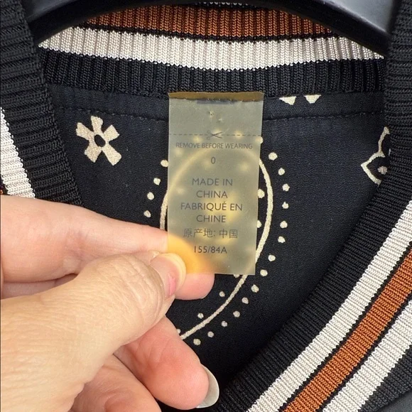 COACH embroidered Reversible Varsity Jacket NWOT XS - Picture 4 of 14